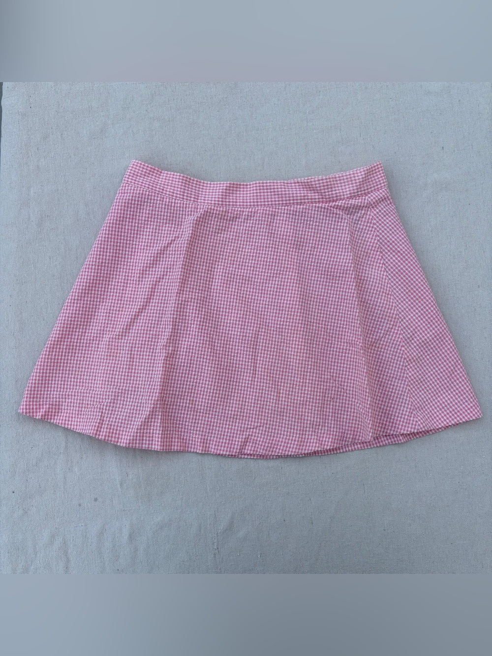 Vintage Jill Stuart Pink Gingham Mini Skirt, Coquette Summer